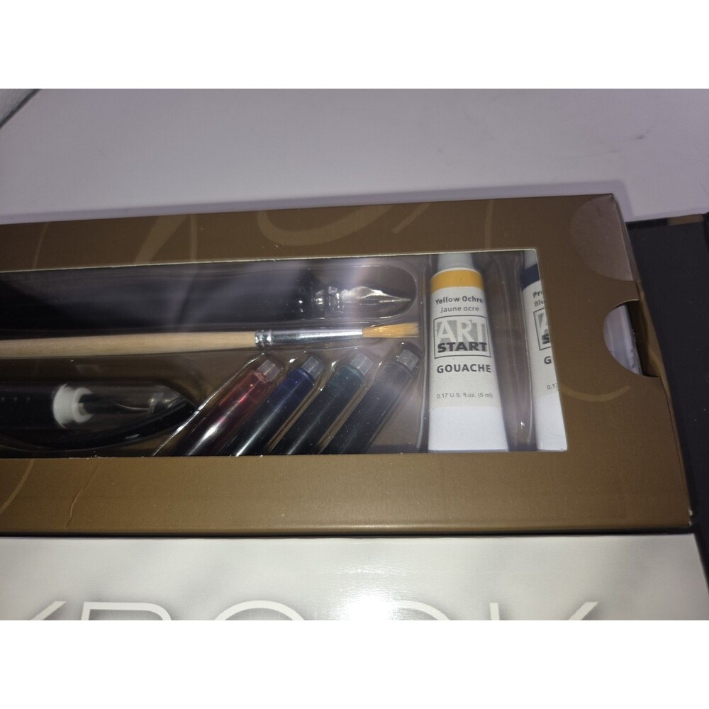 SpiceBox Masterclass Calligraphy Writing Set Instruction Guide Pens and Ink New - Picture 11 of 14